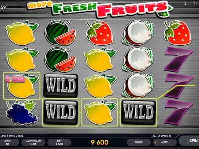 Игровой автомат More Fresh Fruits студии Endorphina